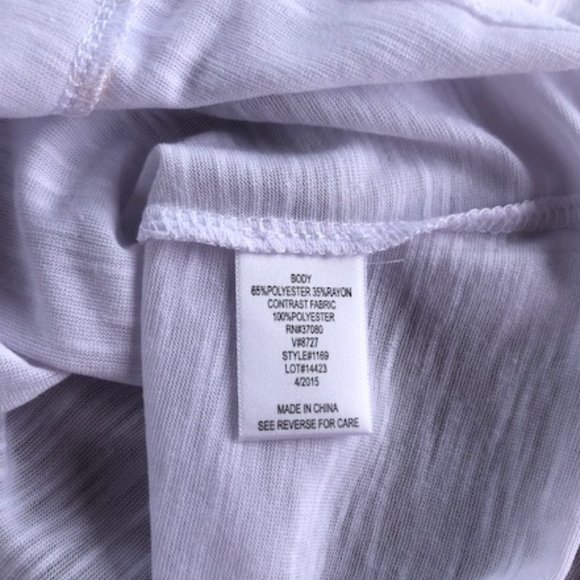 CATO HIGH LOW BLOUSE WITH LACE FRONT - Picture 9 of 11